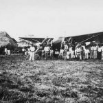 Inauguración del campo de aterrizaje en San Isidro De El General